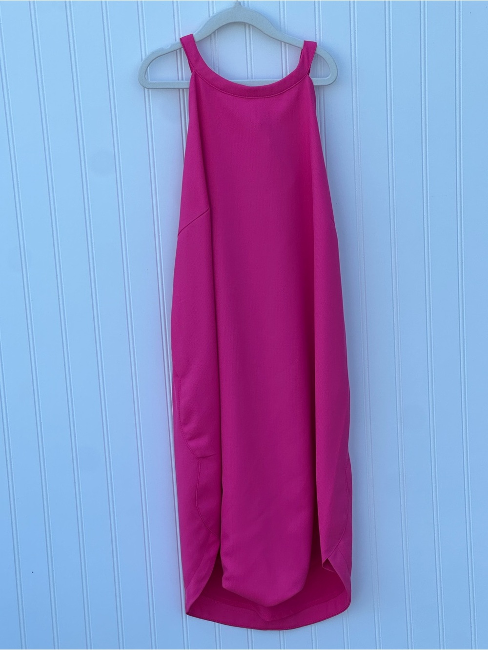 Esley Hot Pink Sleeveless Shift Dress